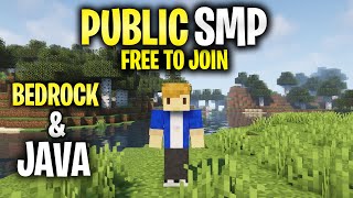 Public Minecraft SMP (free to join) for Java \& Bedrock