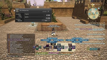 FINAL FANTASY XIV Crafting Tier 4 Aquarium 3.4 patch
