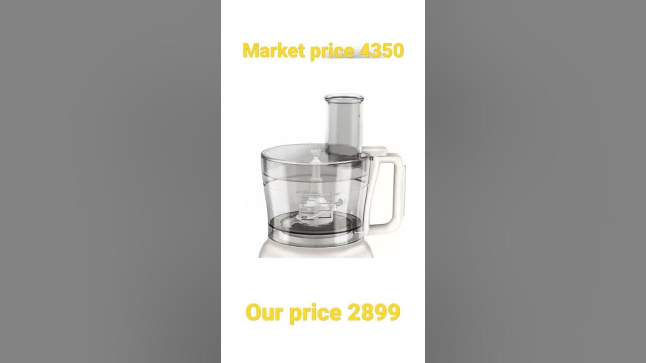Philips Daily Collection HR7627/00 650Watt Mini Food Processor (White