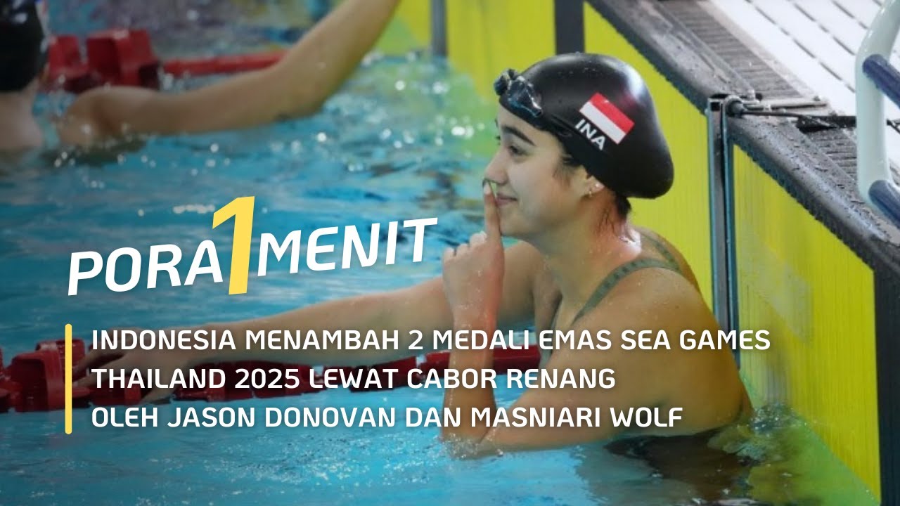 Indonesia menambah 2 medali emas SEA Games Thailand 2025 lewat Jason Donovan dan Masniari Wolf