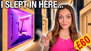 I Tried LONDON S NEWEST CAPSULE HOTEL 60 for a LUXURY Pod