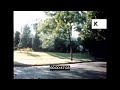 1960s USA, Oklahoma, POV Driving through Suburban Neighbourhood, Home Movies, 8mm