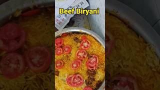 Beef Biryani | Eid Special Food 4k ytshorts foodie biryanilovers biryanirecipie