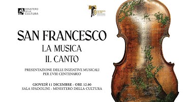 San Francesco – la musica, il canto
