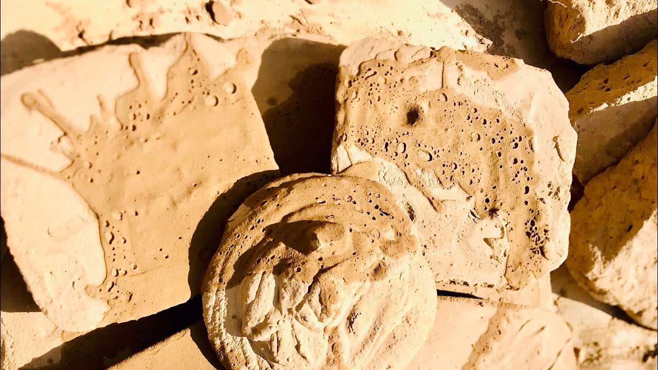 Video | soft pure mud dry tub crumbling 