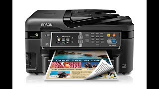 Epson WF3620  How to Clean Printer  Not Printing Black