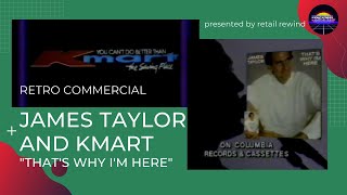 James Taylor 1985 Retro Kmart Commercial Featuring New Record and Cassette "That's Why I'm Here" screenshot 2