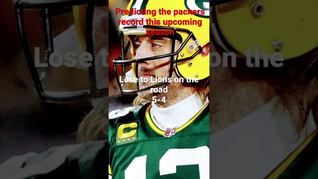 Packers record prediction