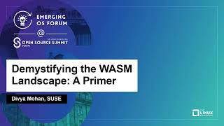 Demystifying the WASM Landscape: A Primer - Divya Mohan, SUSE
