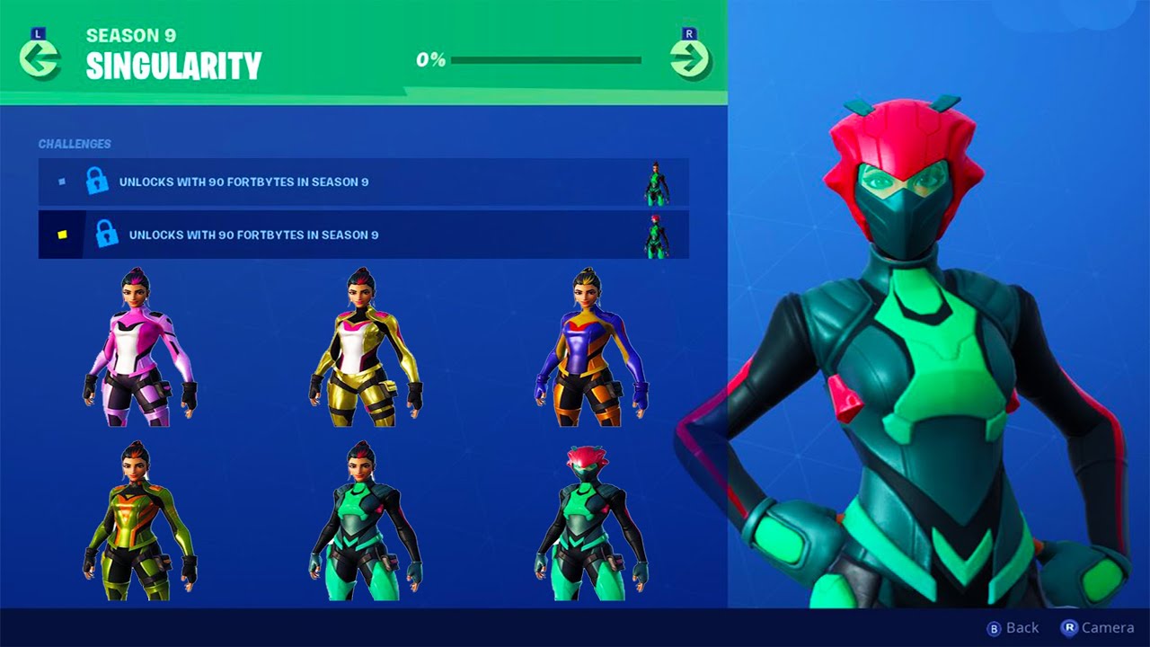 The New Season 9 Free Skin Revealed Utopia Fortbyte Challenge Skin Youtube