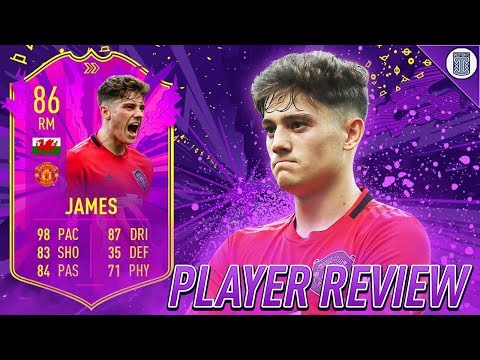 FULLY UPGRADED 86 FUTURE STAR ACADEMY DANIEL JAMES PLAYER REVIEW! - FIFA 20 ULTIMATE TEAM