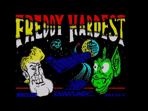 Видео: Freddy Hardest. ZX Spectrum. Прохождение и разбор