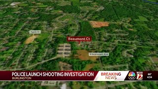 Officers investigating overnight shooting in Burlington police confirm