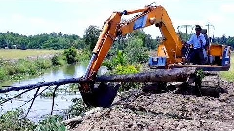 XE CUỐC MÚC ĐẤT RUỘNG XE BEN CHẠY ĐẤT LÚNG cần cẩu xáng cạp xáng dây xe xúc