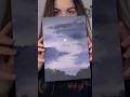 #Pintando un cielo de noche con #acuarela #artistas