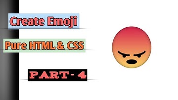 How To Create a Emoji || Part-4 || Emoji Reactions || Pure HTML & CSS3 Tutorial