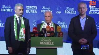Bursa'da seçim heyecanı / Mustafa Bozbey açıklamalarda bulunuyor