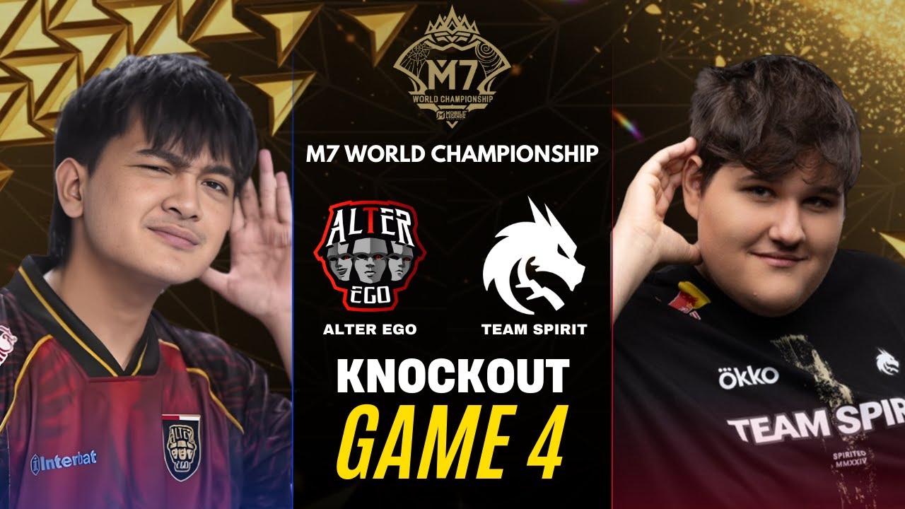 ALTER EGO vs TEAM SPIRIT GAME 4 M7 KNOCKOUT STAGE DAY 4 | AE vs TS