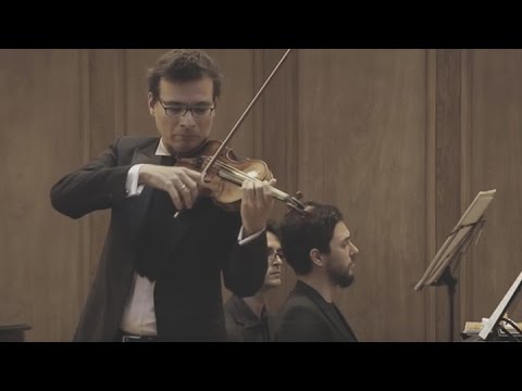 Alexandru Tomescu şi Eduard Kunz în Turneul Stradivarius Enescu Experience (making of)