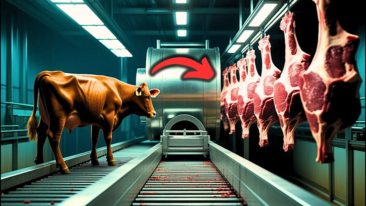 How Beef Is Made & Processed in a Modern Factory - YouTube