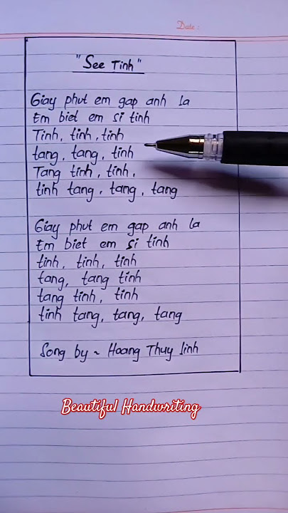 Hoang Thuy Linh - See Tinh | Speed up version #lyrics #viral #lyricvideo