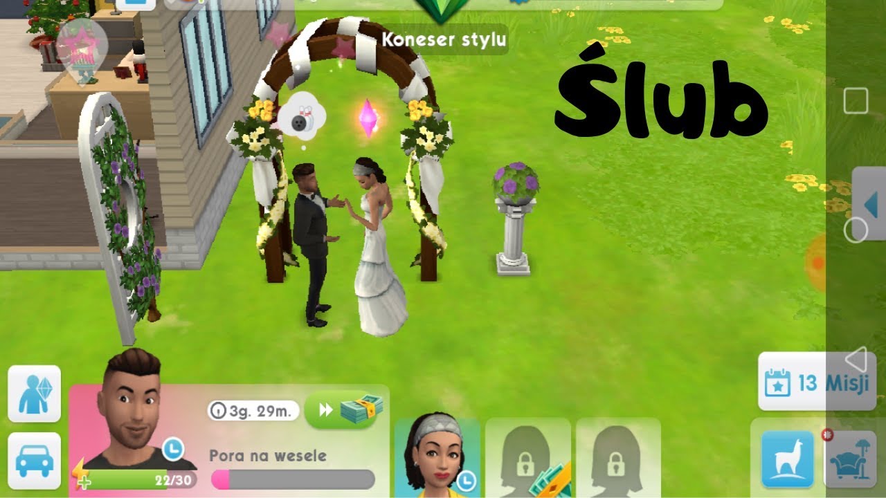 Slub I Nowe Fryzury 7 The Sims Mobile Youtube