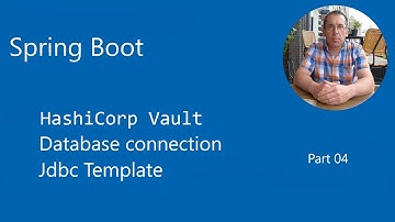 Spring Boot - HashiCorp Vault  create a free HashiCorpVault account and save Database config.