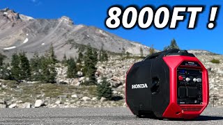 Honda Eu3200i Does Fuel Injection work at High Altitude?