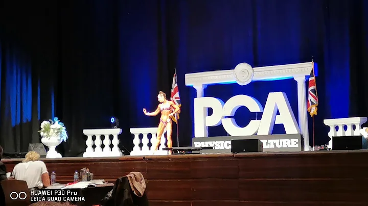 PCA London athletic figure Terri Barrett routine