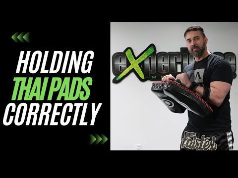 Muay Thai Fundamentals | How To Hold the Thai Pads