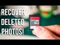Recover deleted photos from a usb or sd card