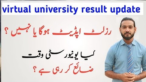 Vu RESULT Update, New classes start, Course Selection 2022