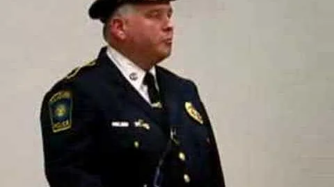Walter Sweeney is sworn in as chief