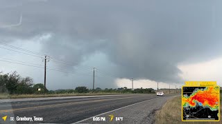 LIVE - Tracking Big Texas Supercells Near DFW - Major Hail Threat, Isolated Tornado