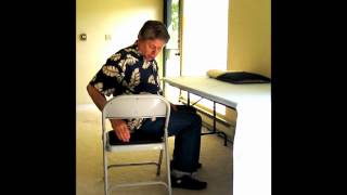 Positioning for a Chair Massage without a Massage Chair