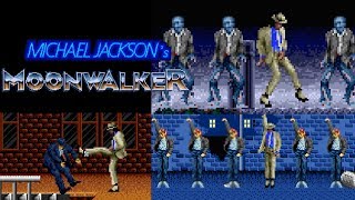 Michael Jackson's Moonwalker (Sega Genesis) | full game (hard mode) session for 1 Player 🕺🎶🎮