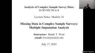 ACSSD Lecture Module 14: Multiple Imputation Analysis Wealth