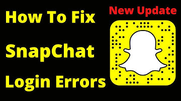 We Could Not Find Matching Credentials SnapChat iPhone | How to Fix SnapChat Login Error iPhone