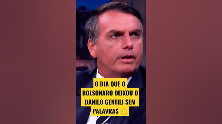 #BOLSONARO DEIXA DANILO GENTILI SEM PALAVRAS #eleições2022 #jairbolsonaro #mito
