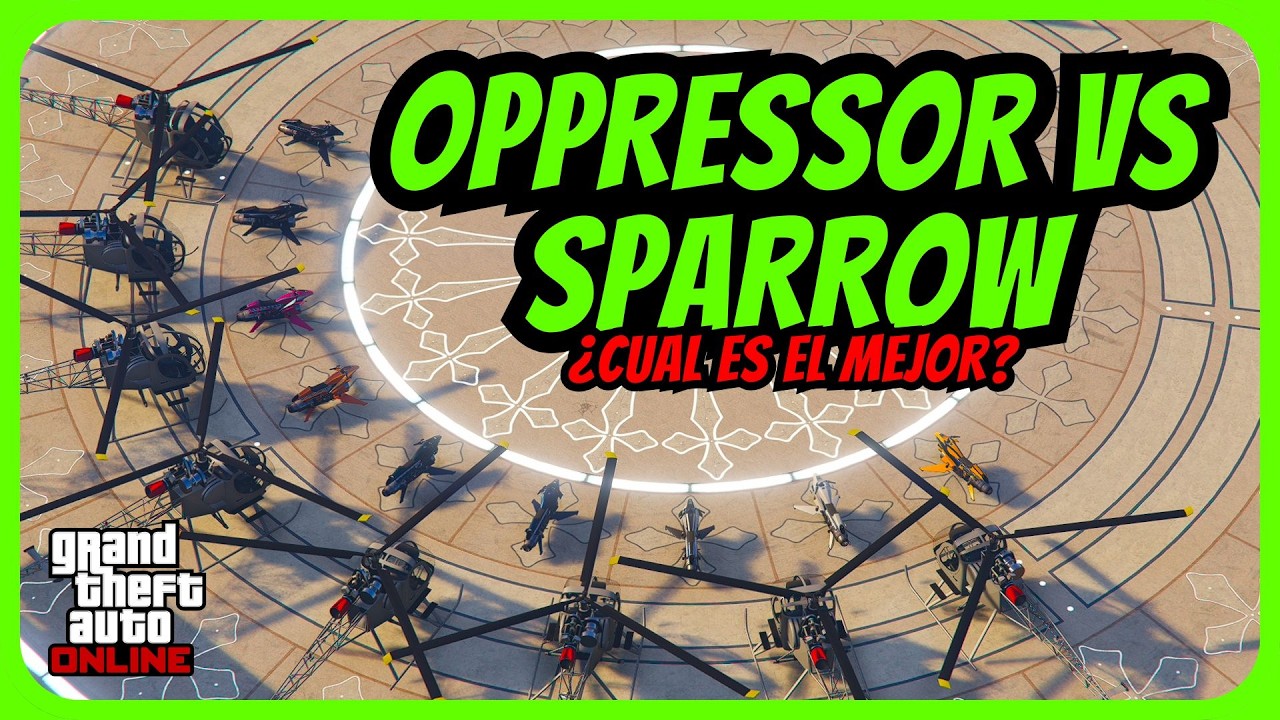 🚀 Oppressor MK2 vs Sparrow en GTA Online 2025 | ¿Cuál es el REY del Cielo? 🛩️