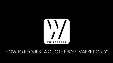 How to Request a Quote from Market Only on Browser (Broker)