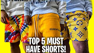 TOP 5 BEST SHORTS THAT YOU MUST HAVE 2020! STYLISH & HYPE SHORTS FOR GUYS!  HOW TO STYLE: STREETWEAR 
