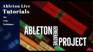 ABLETON GENERATIVE PROJECT [ABLETON TUTORIAL] - PROJECT DOWNLOAD AVAILABLE (2021)