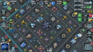 My first attack with new army combination in galaxy control