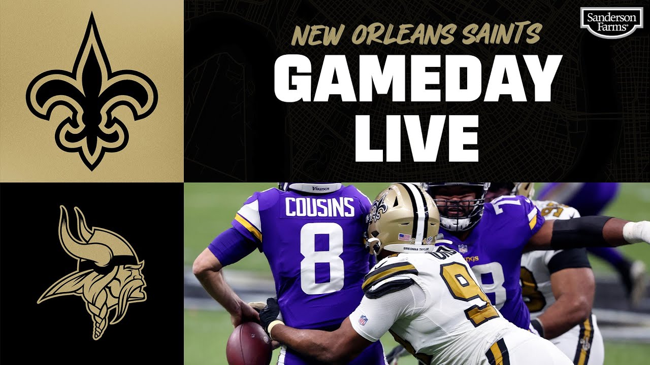 vikings saints live