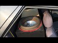 Single subwoofer 4000w ground zero nuclear 15 crazy excursion low hz mrshafieegz  subscribe