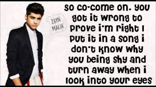 What Makes You Beautiful - One Direction (Lyrics with pictures)