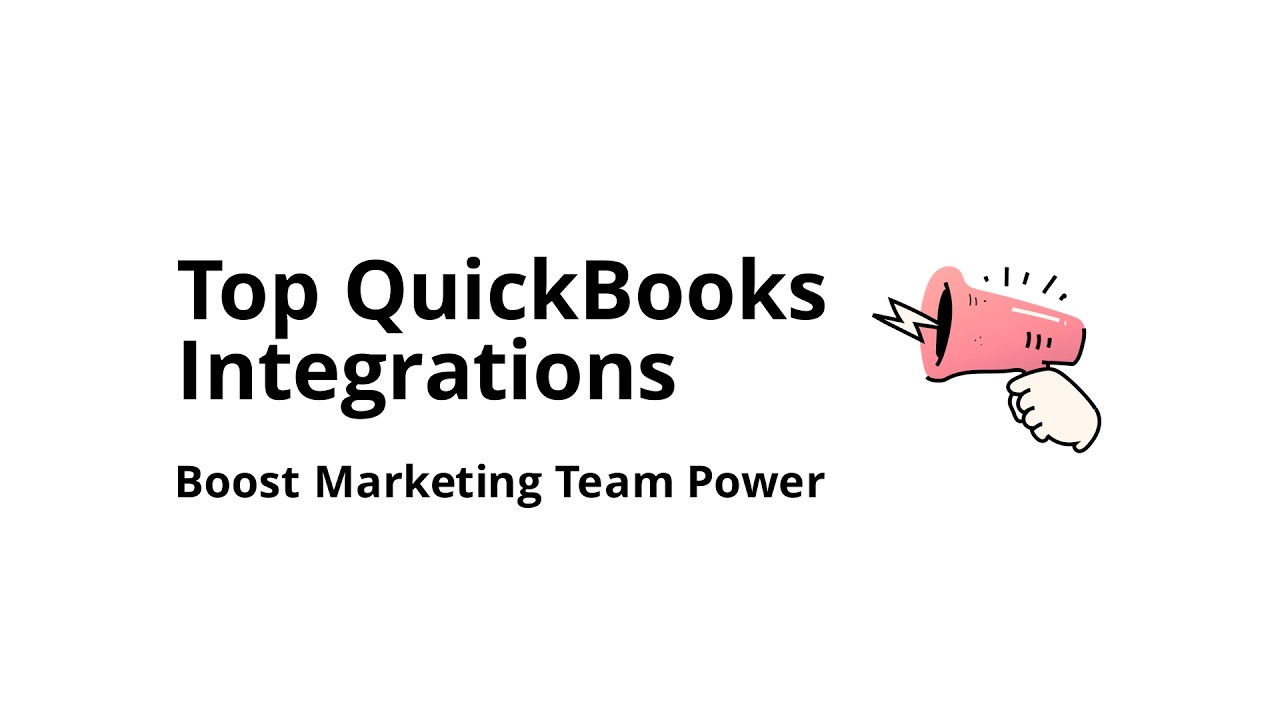 Which integrations make QuickBooks Online more powerful for marketing teams?