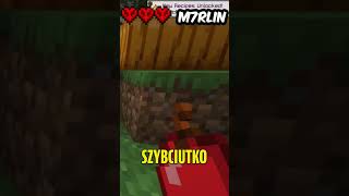 Minecraft: Zabójczy wagonik, wiedźma i budowanie! Ale jazda! #shorts