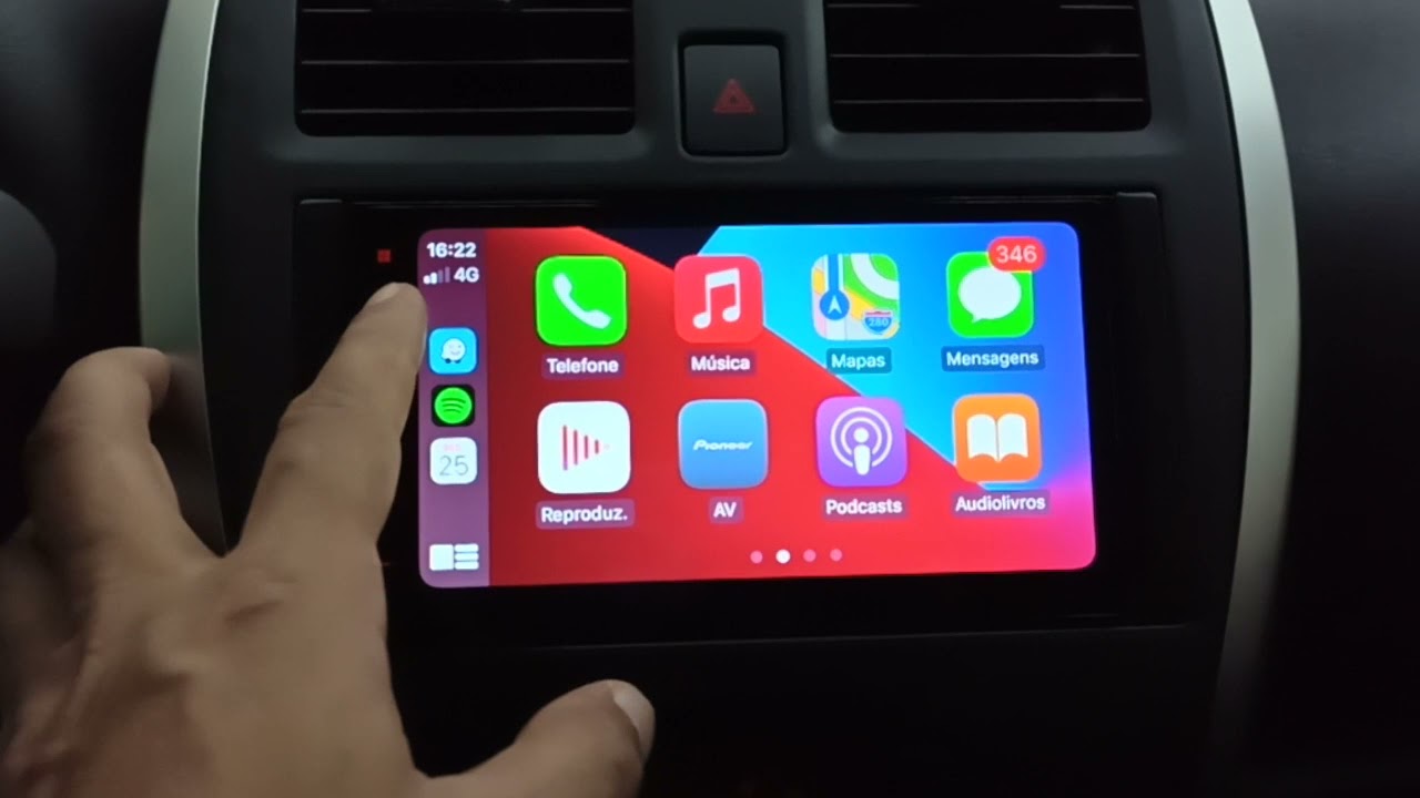 Nissan March 2018 - Central Multimídia CarPlay e Android Auto + Câmera de ré - ArtsomAuto